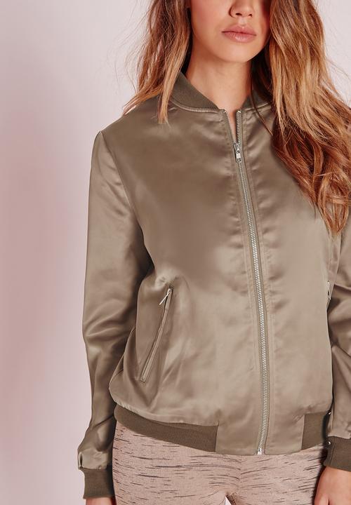 Missguided - Contrast rib bomber