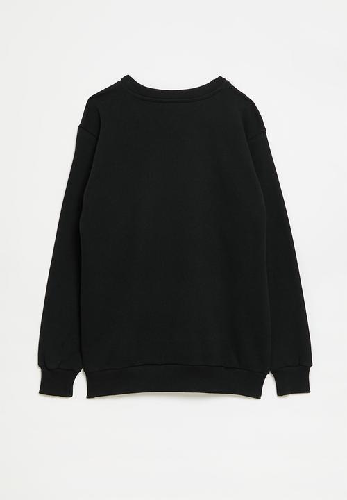 Quiksilver - Copr logo crew boys - black