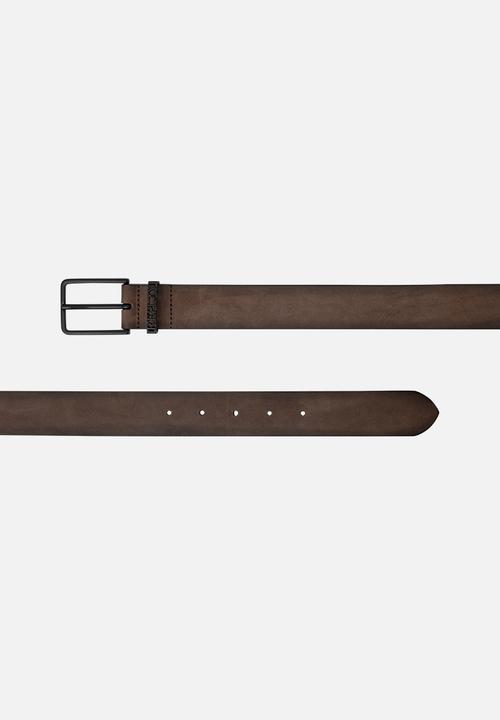 Replay - Velvet Leather Belt - Puce