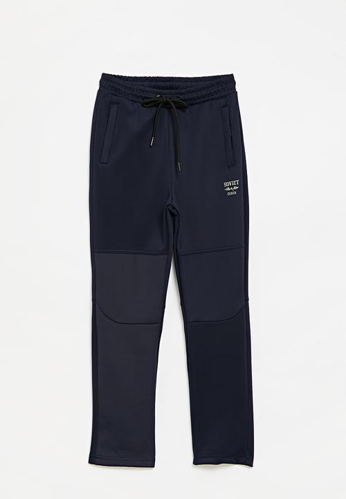 SOVIET - Boys Track Pants - Navy