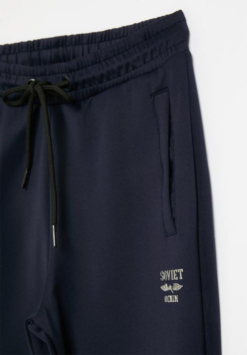SOVIET - Boys Track Pants - Navy