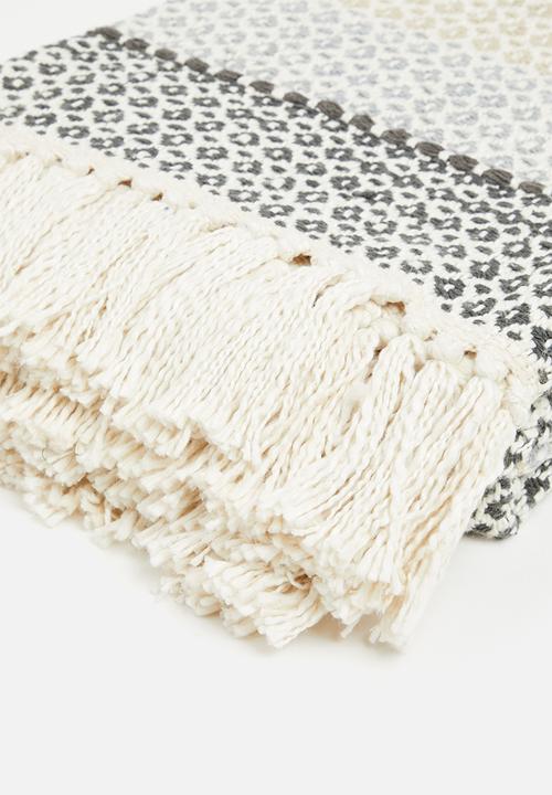 Sixth Floor - Geo Cotton Throw - Multi