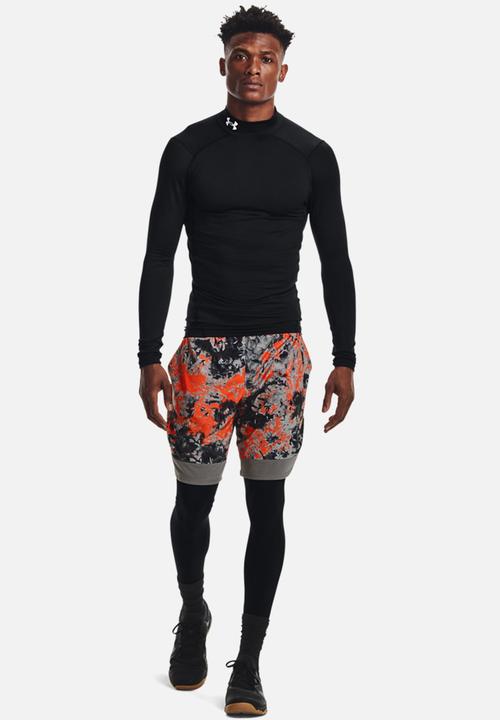 Under Armour - UA ColdGear® Compression  Mock - Black/White
