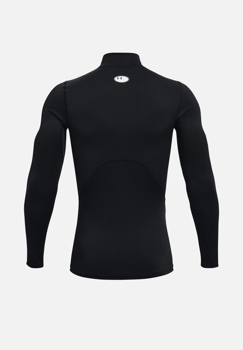 Under Armour - UA ColdGear® Compression  Mock - Black/White
