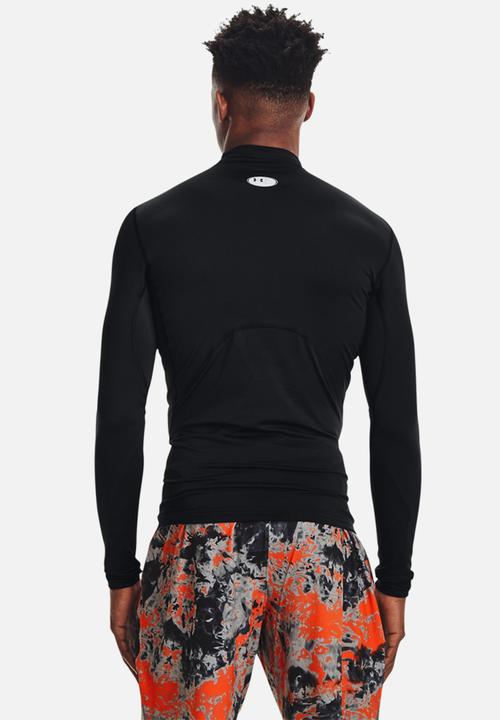 Under Armour - UA ColdGear® Compression  Mock - Black/White