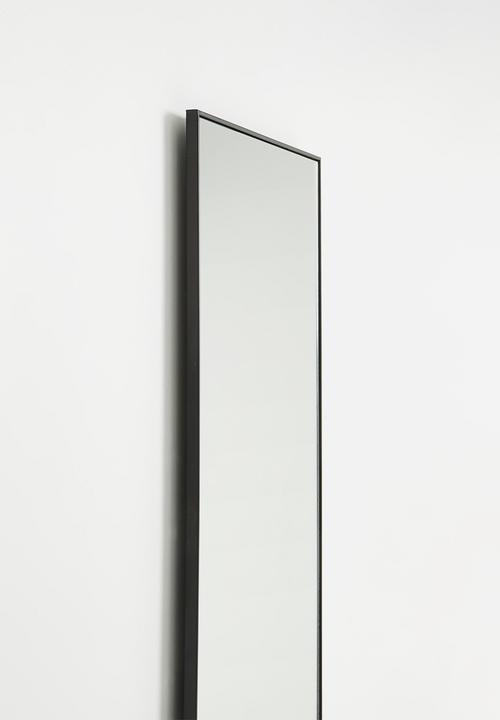 Sixth Floor - Rectangle Full Length Mirror - Black