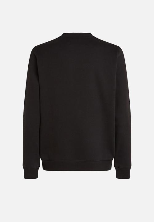 Calvin Klein - Outline Monologo Crew Neck - Ck Black