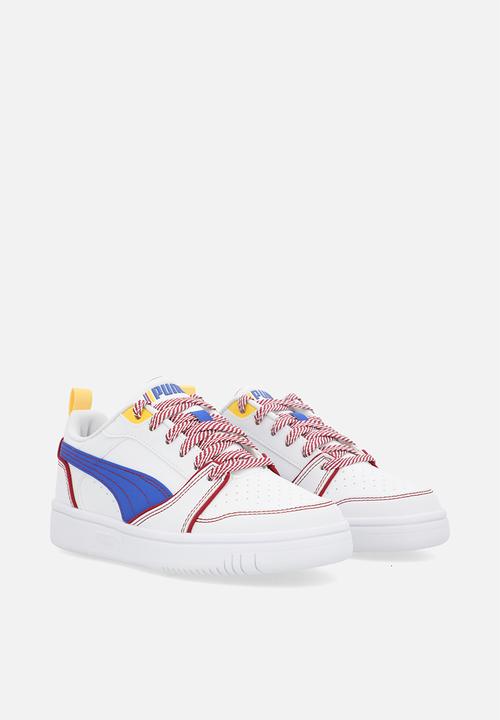 PUMA - Puma Rebound V6 Lo Starblitz Jr - Puma White/Vivid Blue
