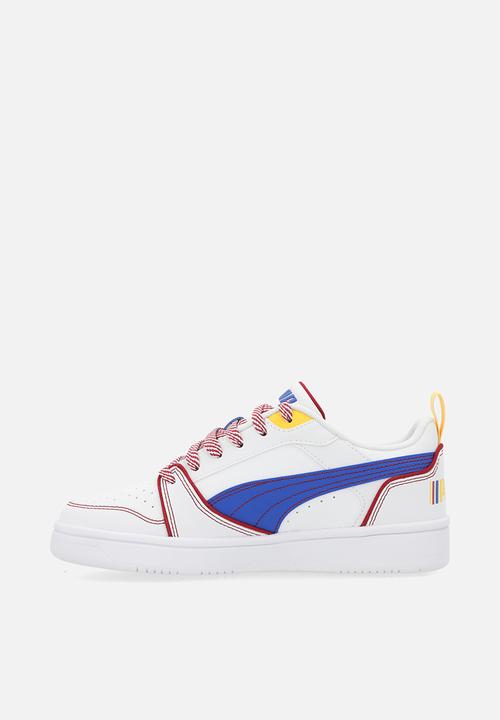 PUMA - Puma Rebound V6 Lo Starblitz Jr - Puma White/Vivid Blue
