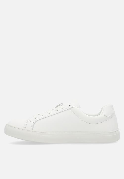POLO - Classic leather sneaker - white