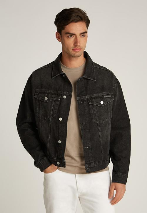 Relaxed Denim Jacket - Denim Black