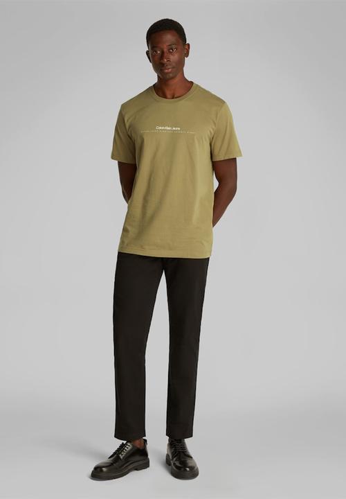 Calvin Klein - Minimal Logo Tee - Gothic Olive