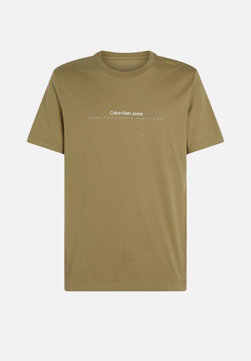 Calvin Klein - Minimal Logo Tee - Gothic Olive