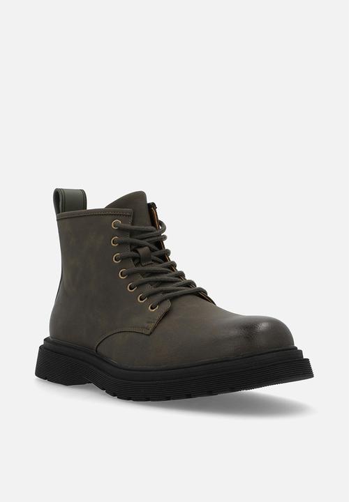 Replay - Pierce boot - mil green leather