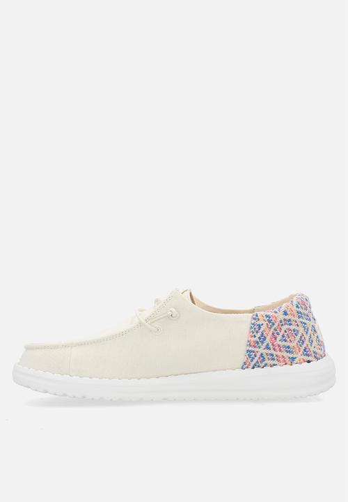 Hey Dude - Wendy Funk Surf Baja slip on - Ivory/Multi
