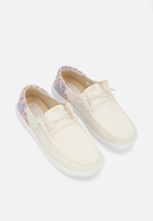 Hey Dude - Wendy Funk Surf Baja slip on - Ivory/Multi
