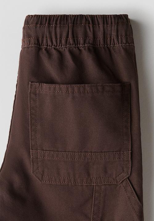 H&M - Cotton carpenter trousers - brown