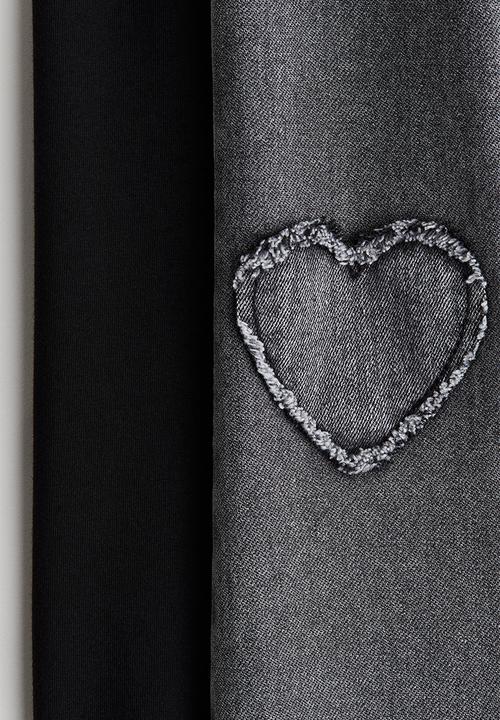 H&M - 2 pack flared jeggings - dark grey 