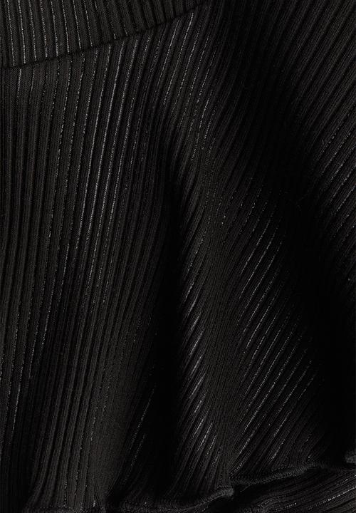 H&M - Shimmering jersey skirt - black