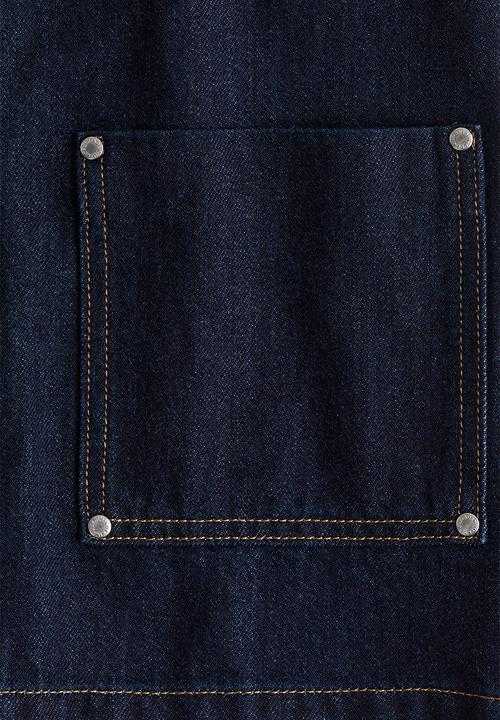 H&M - Pinafore denim dress - dark denim blue