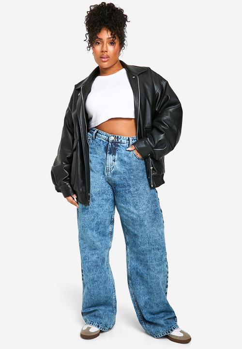 boohoo - Plus Boyfriend Jean - Light Blue