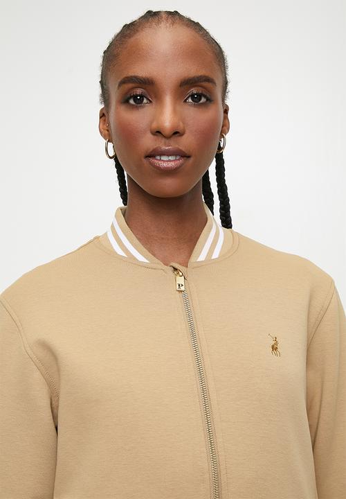 POLO - Wmn robyn long sleeve bomber jacket - camel