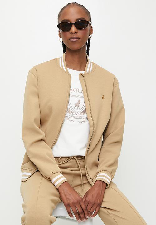 POLO - Wmn robyn long sleeve bomber jacket - camel