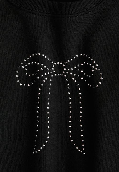 H&M - Sweatshirt - black bow