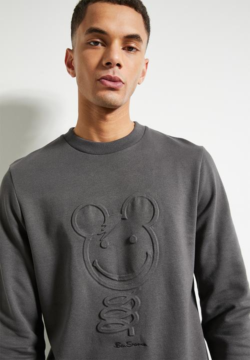 Ben Sherman - 3D Happy Bear Crew - Charcoal
