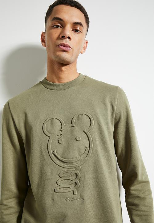 Ben Sherman - 3D Happy Bear Crew - Olive Night