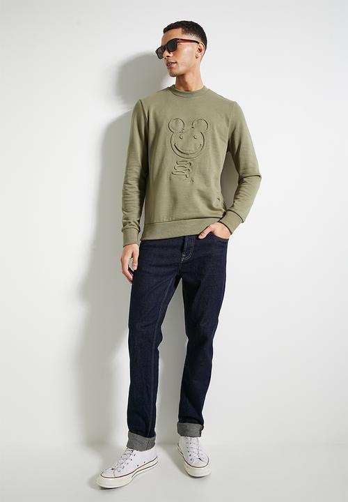 Ben Sherman - 3D Happy Bear Crew - Olive Night