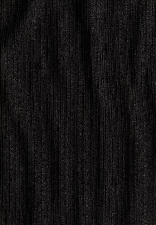 H&M - Ribbed jersey top - black