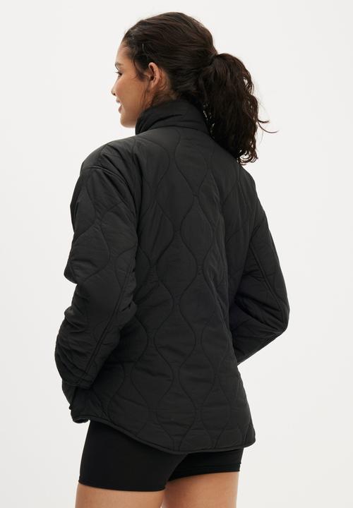 Cotton On - Warm Up Relaxed Lightweight Jacket - Black