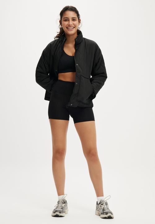 Cotton On - Warm Up Relaxed Lightweight Jacket - Black