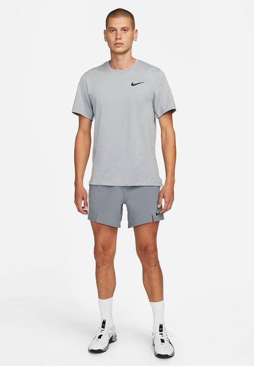 Nike - Nike Pro Burnout 3.0 Dri-FIT Training Top - particle grey/black