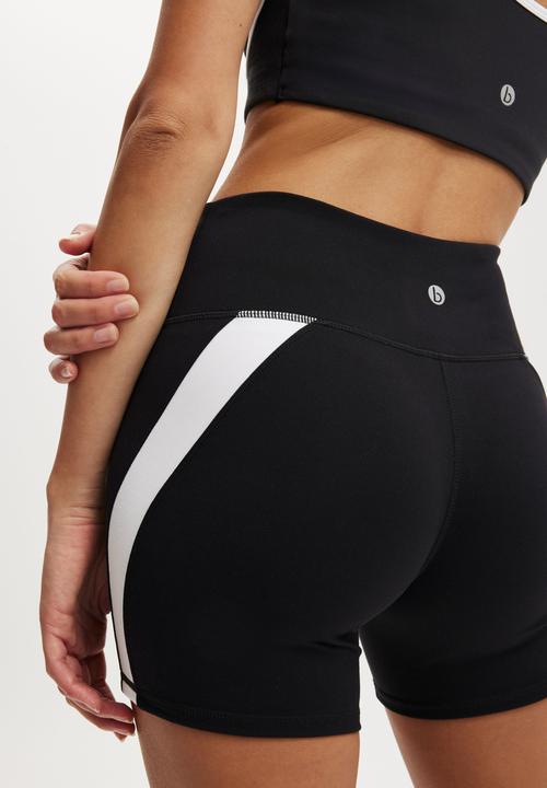 Cotton On - Ultra Soft Contour Shortie Short - Black/White