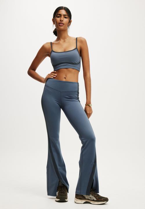 Cotton On - Ultra Soft Contour Crop - Folkstone Grey/Element Blue