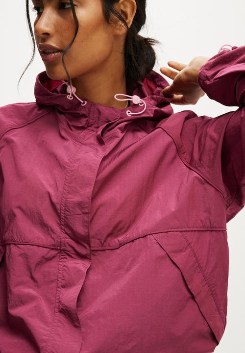 Cotton On - Active Ace Anorak - Sangria