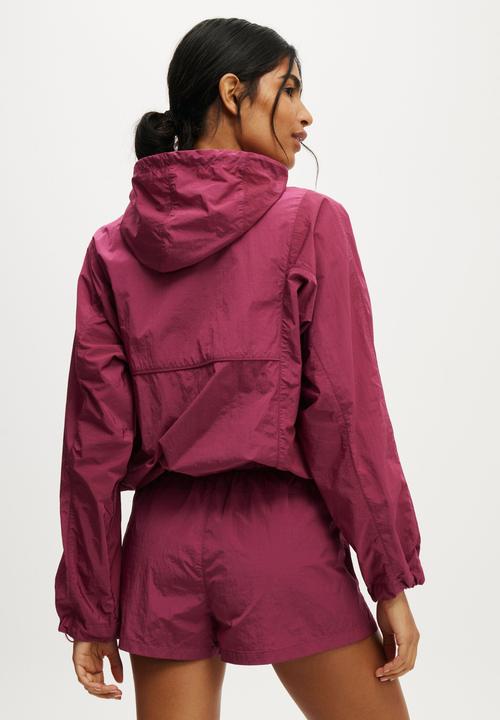 Cotton On - Active Ace Anorak - Sangria