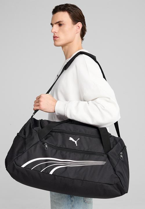 PUMA - Puma Fundamentals Medium Sports Bag - Puma Black