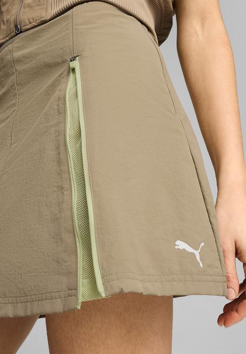 PUMA - Dare To Zip-Off Woven Skirt - Velvet Moss