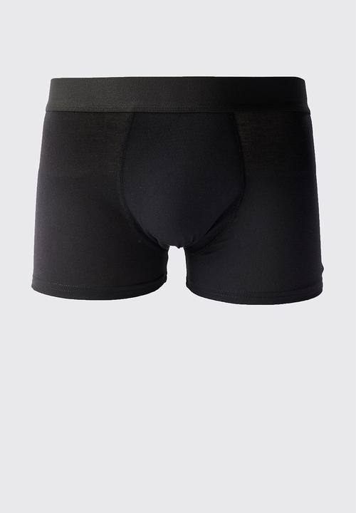 boohooMAN - 3 Pack Star Printed Boxers - Navy
