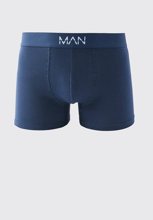 boohooMAN - 5 Pack Man Mixed Colour Trunks - Multi