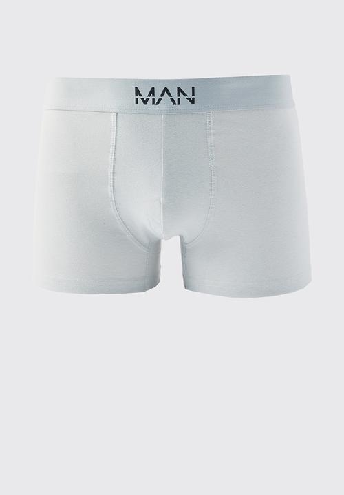 boohooMAN - 5 Pack Man Mixed Colour Trunks - Multi
