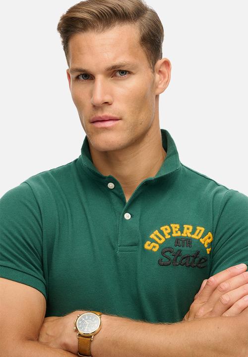 Superdry. - Superstate Polo Shirt - Erin Green