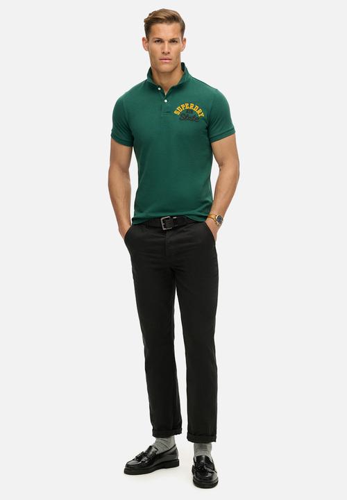 Superdry. - Superstate Polo Shirt - Erin Green