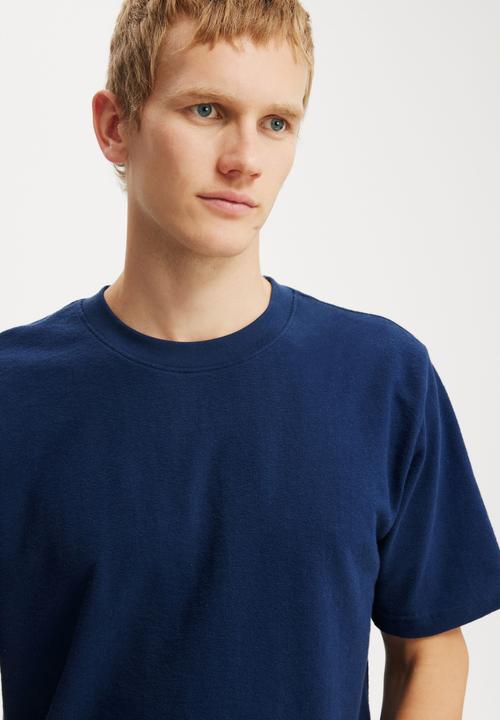 Cotton On - Cropped Fit T-Shirt - Indigo Terry