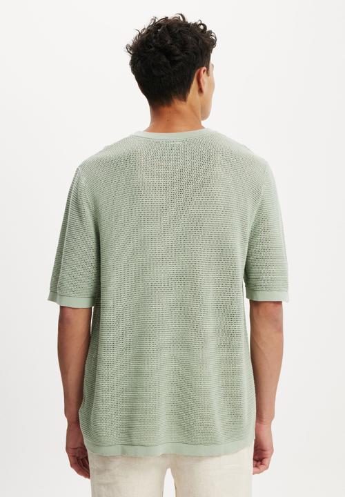 Cotton On - Knit Tee - Seafoam