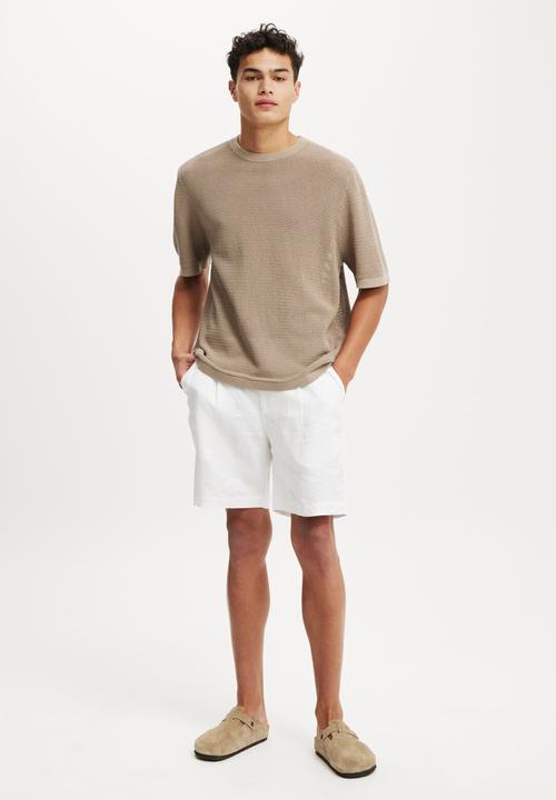 Cotton On - Knit Tee - Warm Grey