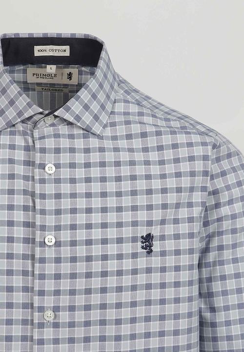Pringle of Scotland - Steven Pringle L/S Tailored Shirt - Blue